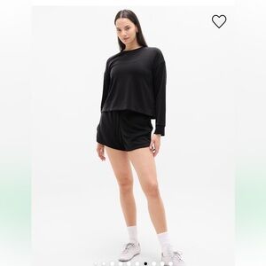 NWT Athleta Matching set- Seasoft Crewneck Sweatshirt and Straight Pant Sz Large